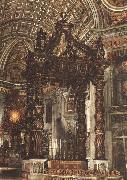 Giovanni Lorenzo Bernini The Baldacchino oil on canvas